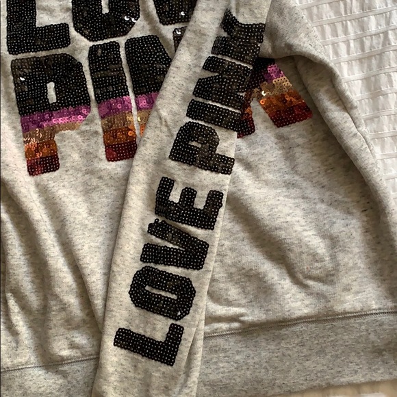 LOVE PINK Sequence Zip-Up Sweater - Picture 2 of 3